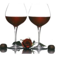 Ljubav, čokolada i crno vino gode srcu!